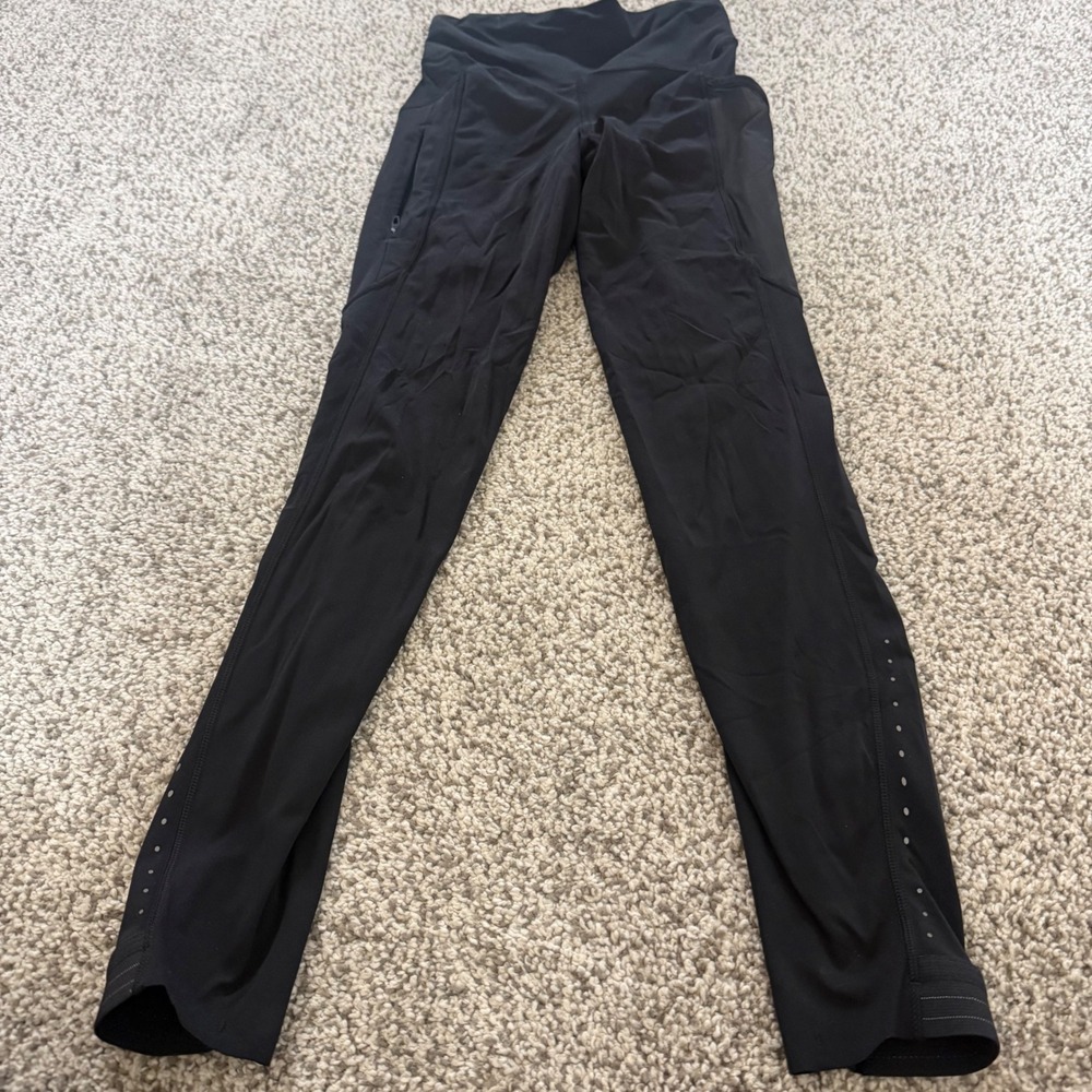 Lululemon size 0 Swift Speed High-Rise Tight 23 Black Running‎ Leggings LW5CQTS